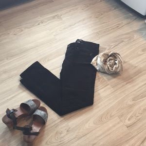 Black Loft Curduroys